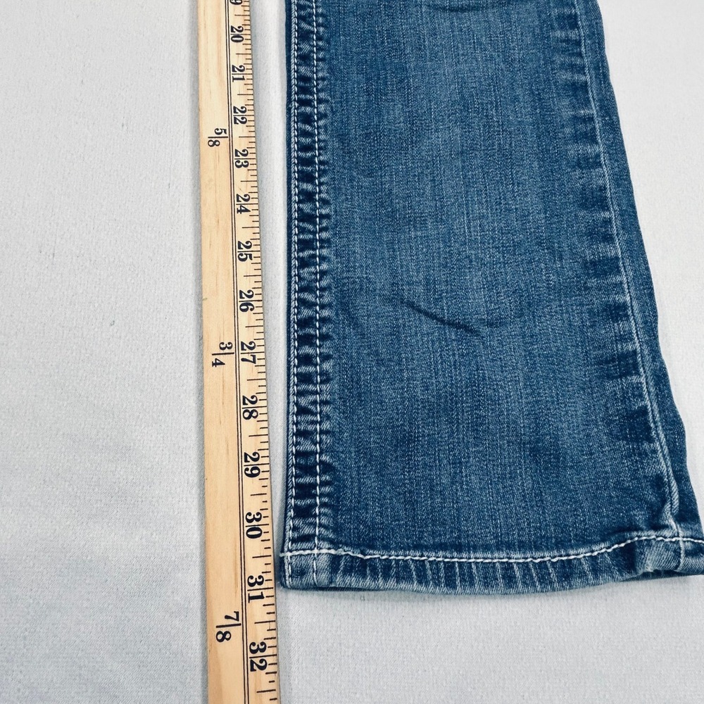 Ariat REAL Denim Jeans Womens 29R Mid Rise Straight Leg Western Cowgirl Rodeo - Picture 13 of 16